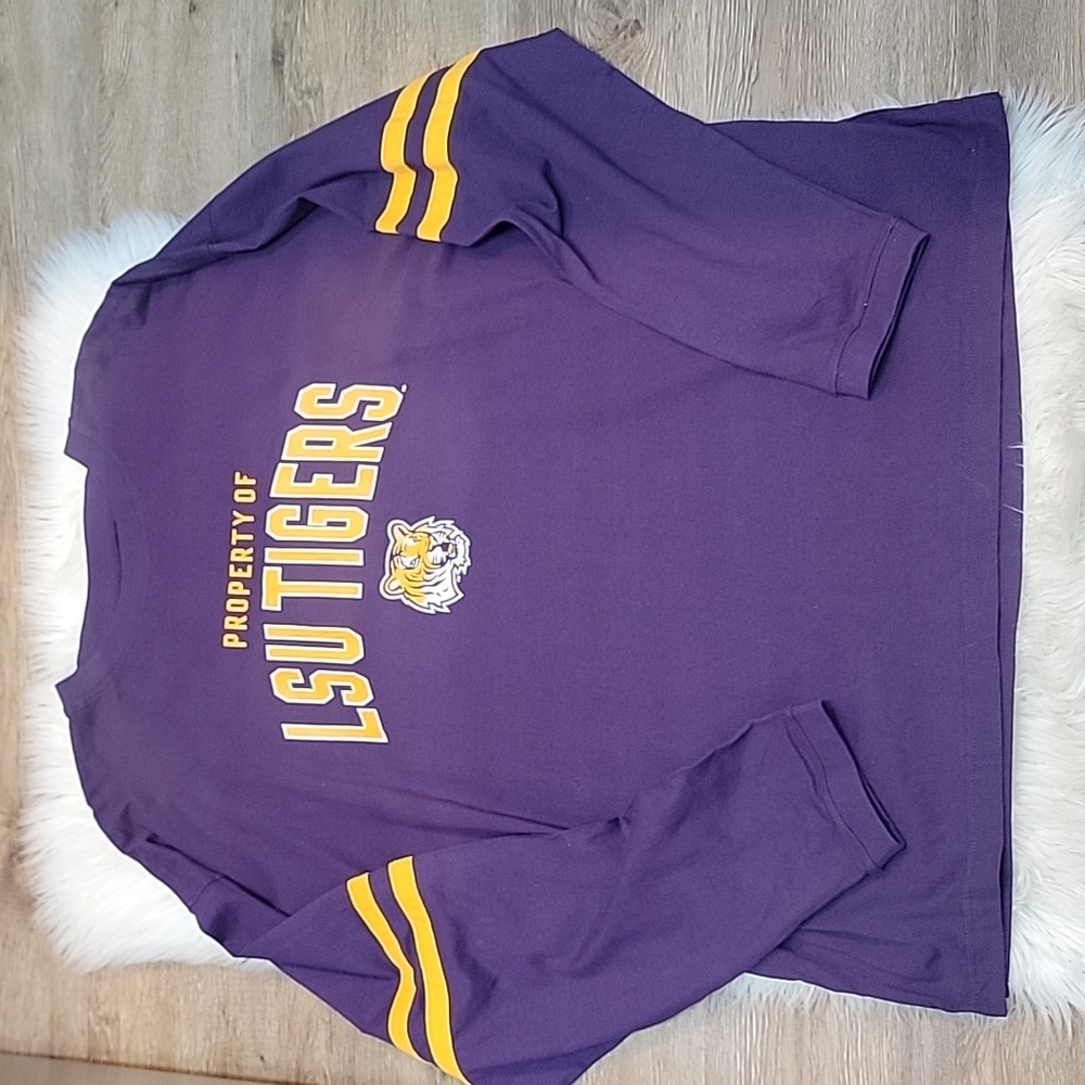 LSU Tigers Long Sleeve Jersey Style T Shirt